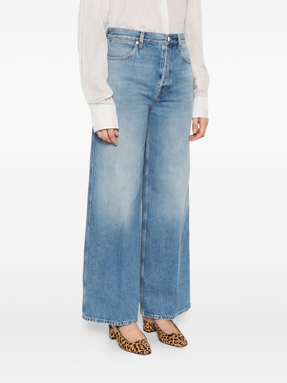 logo-patch jeans - 3