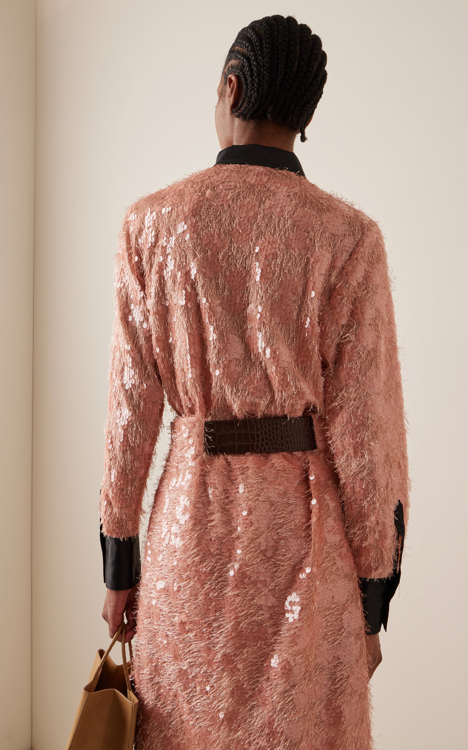 Marlene Pendant-Sequined Shirt pink - 5