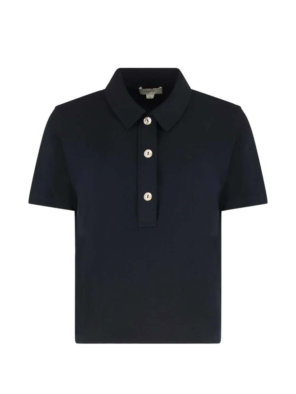 buttoned polo top - 1