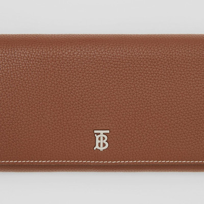 Burberry Grainy Leather Wallet with Detachable Strap outlook