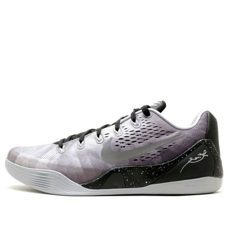 Nike Kobe 9 EM Premium 'Black Metallic Silver' 652908-001 - 1