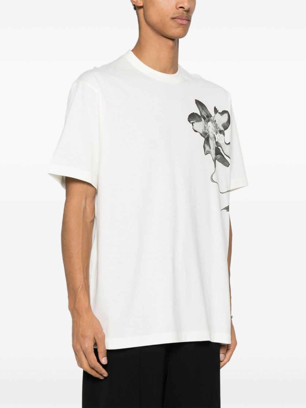 x Adidas floral-print T-shirt - 4