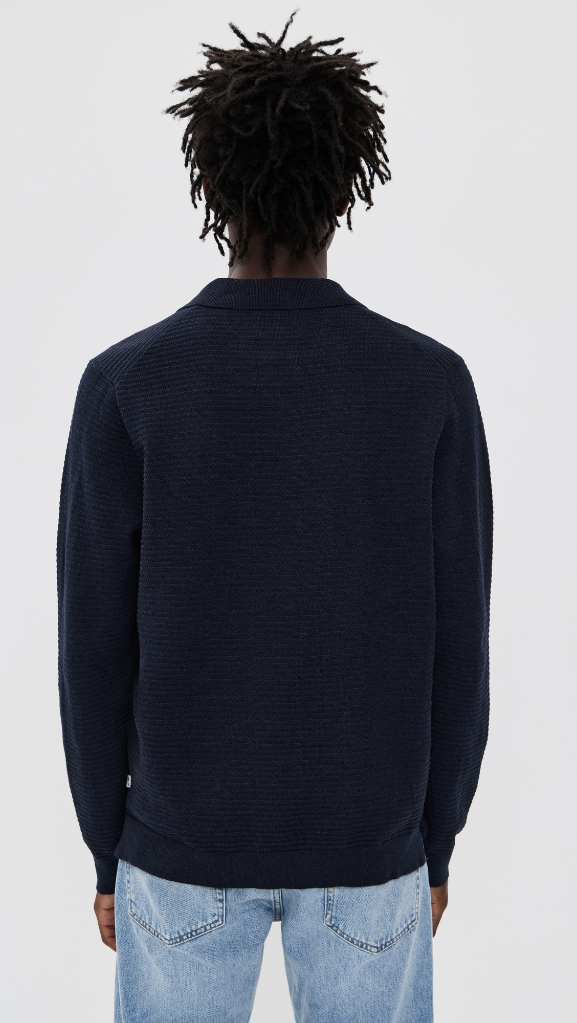 Paul Johnny Collar Polo Sweater - 2