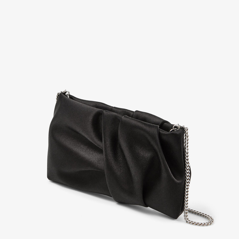 JIMMY CHOO Bonny Clutch
Black Satin Clutch Bag outlook