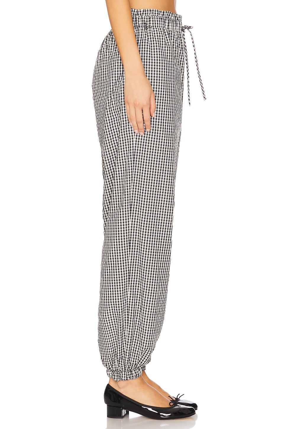 Kennedy Ruffle Gingham Track Pant - 3