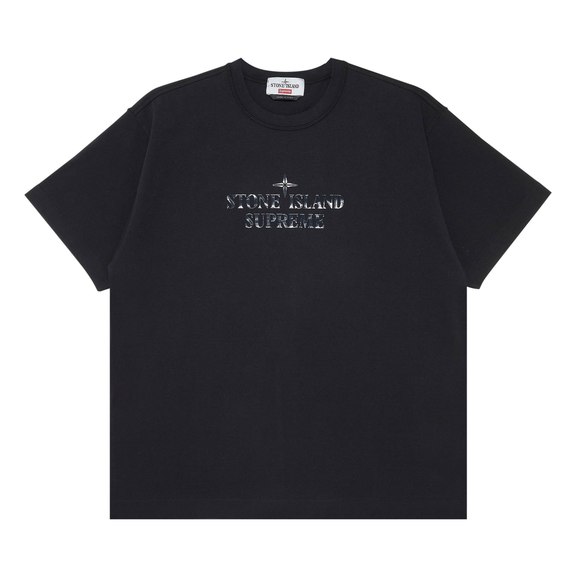 Supreme x Stone Island Short-Sleeve Top 'Black' - 1