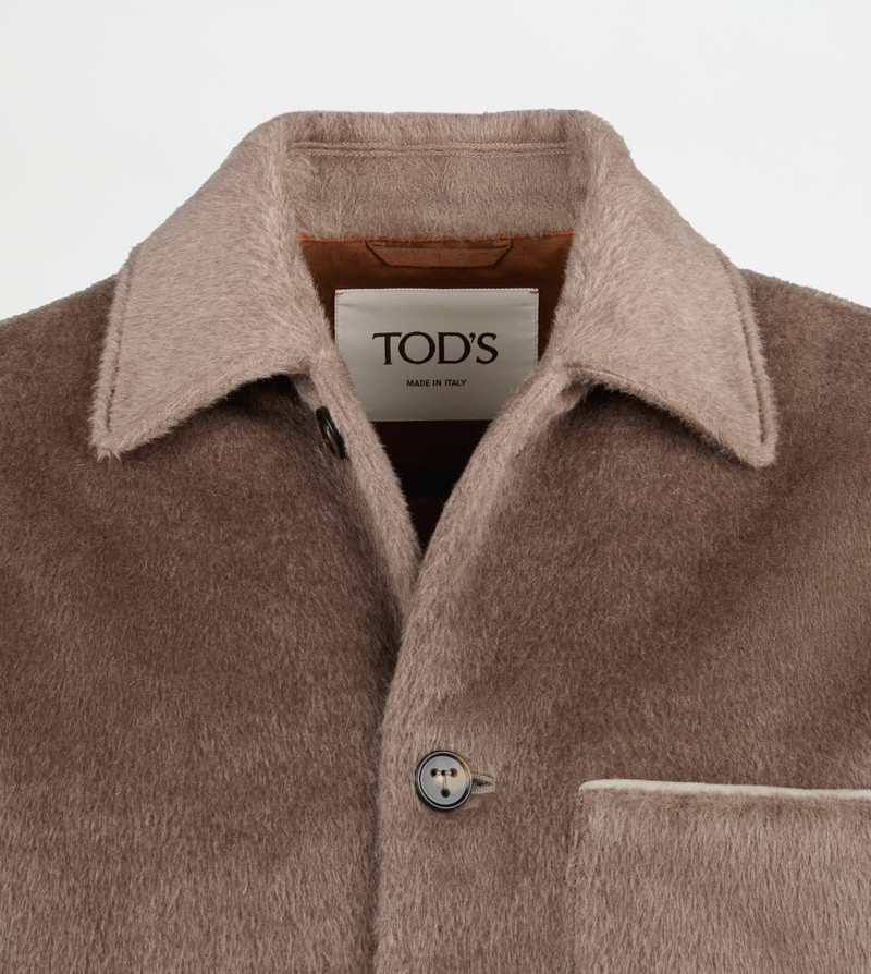 OVERSHIRT IN WOOL RELAXED FIT - GREY 7