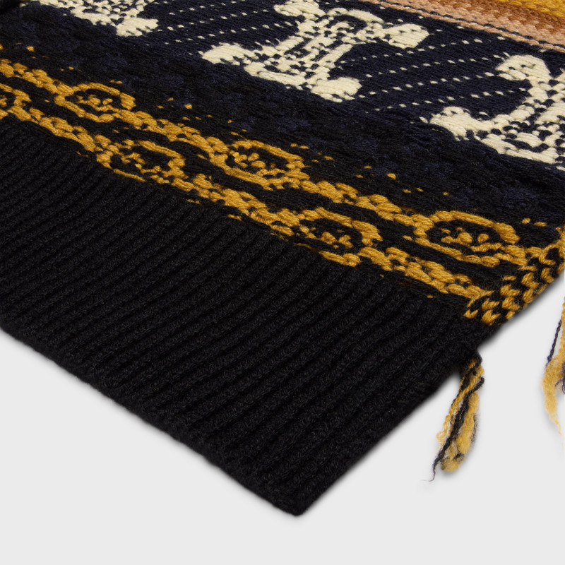 CELINE scarf IN jacquard cashmere outlook