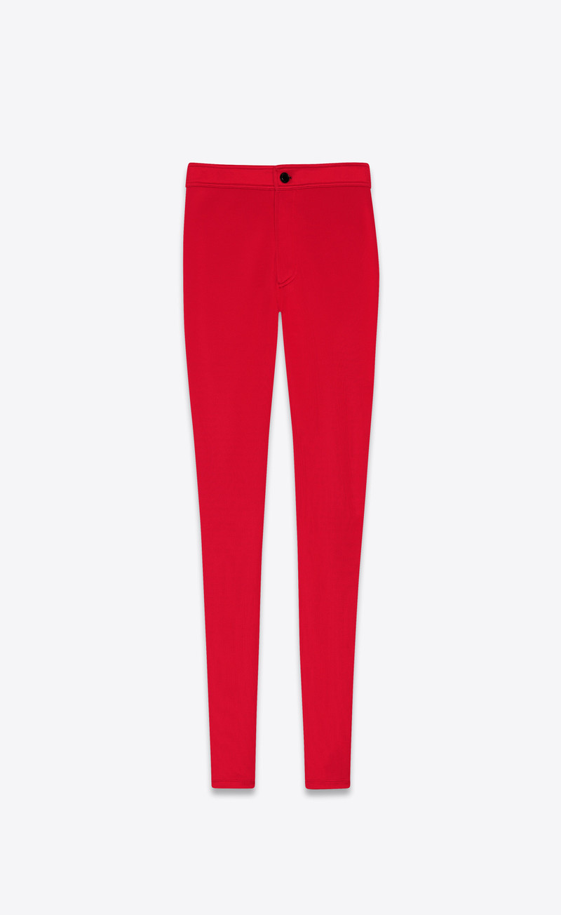 slim-fit pants in silky jersey - 1