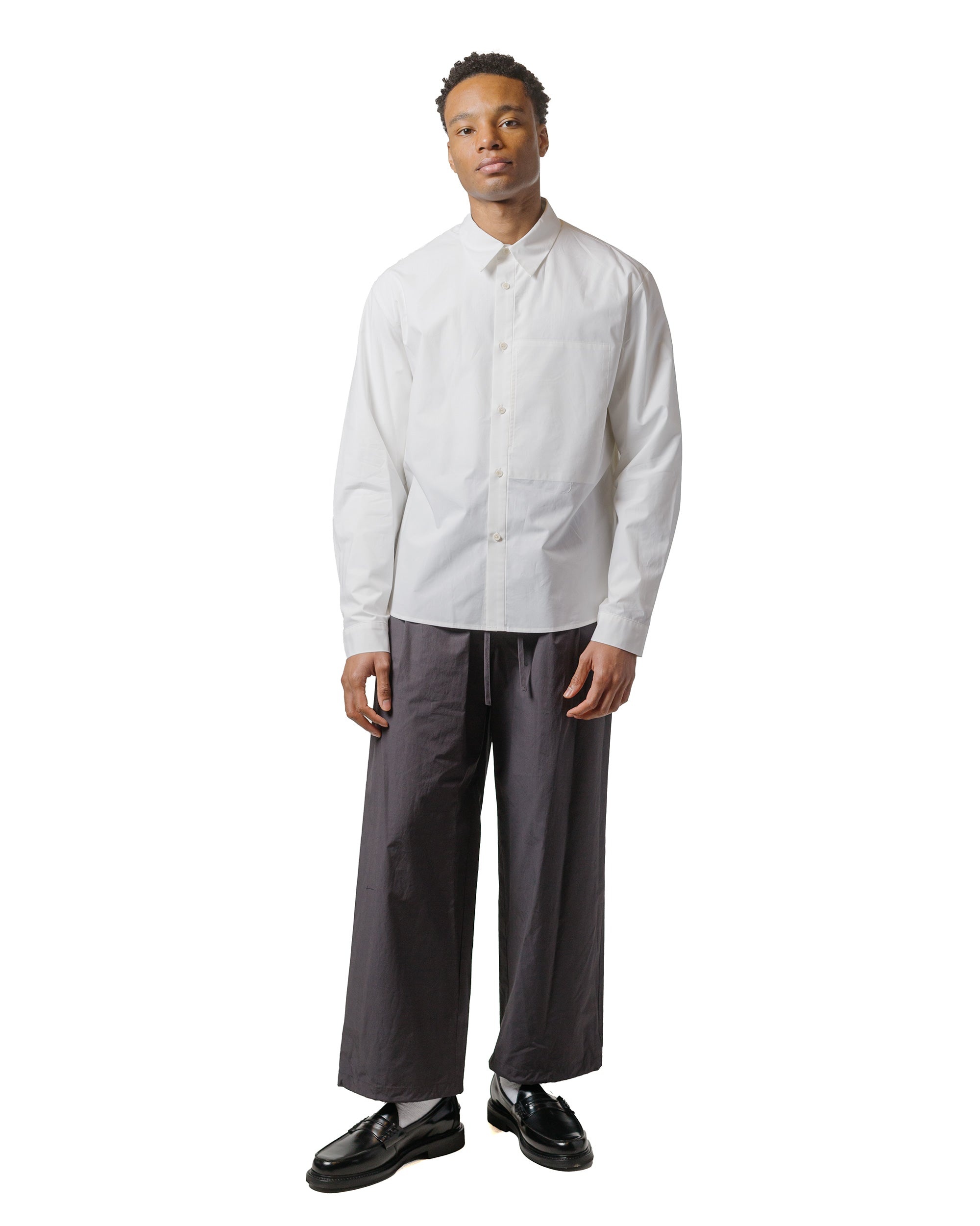 Basic Pocket Shirts Ivory - 4