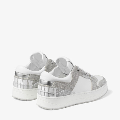 JIMMY CHOO Florent/F
White Leather Trainers with Glitter outlook