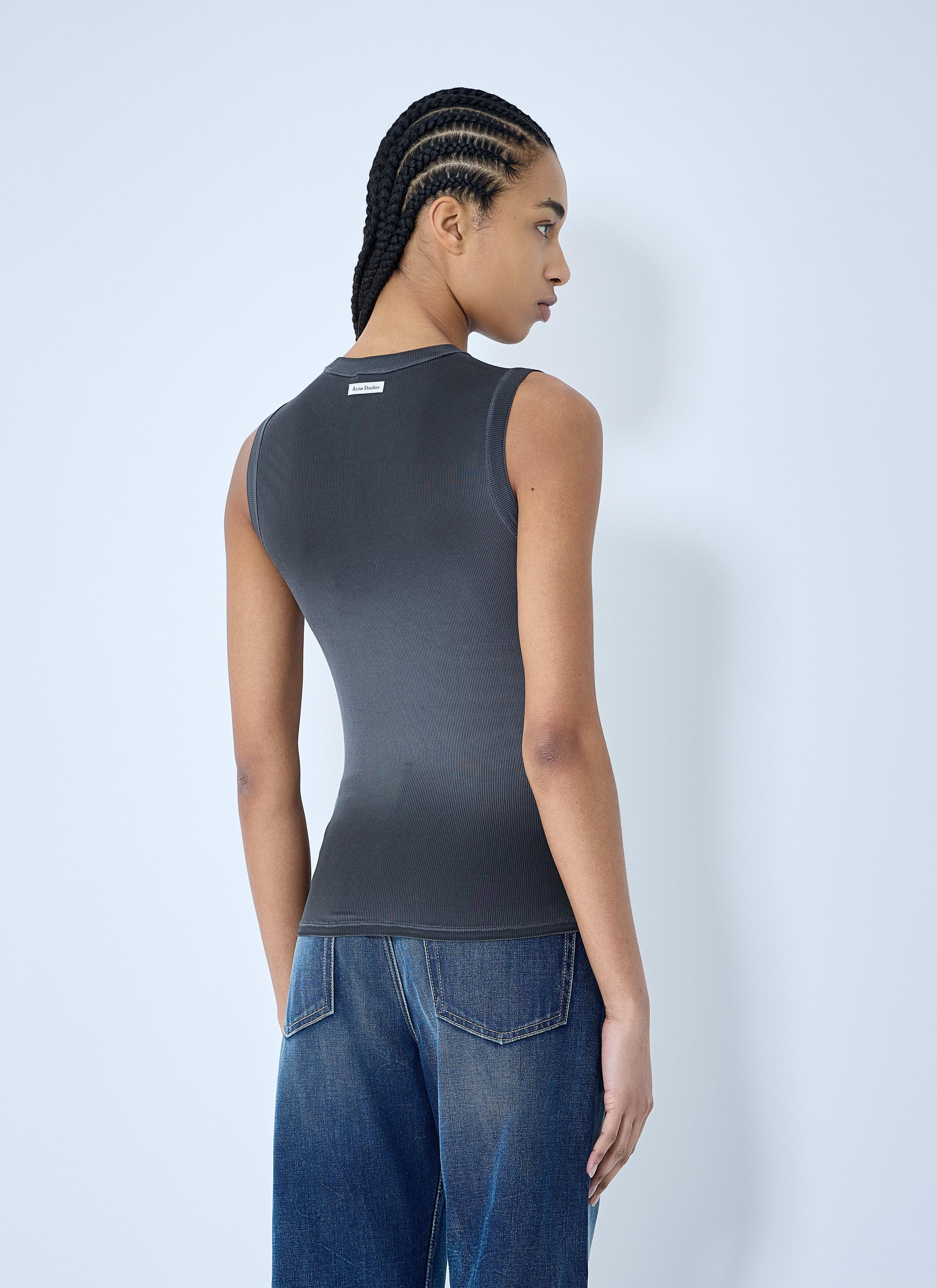 Acne Studios Women Logo Patch Tank Top - 4