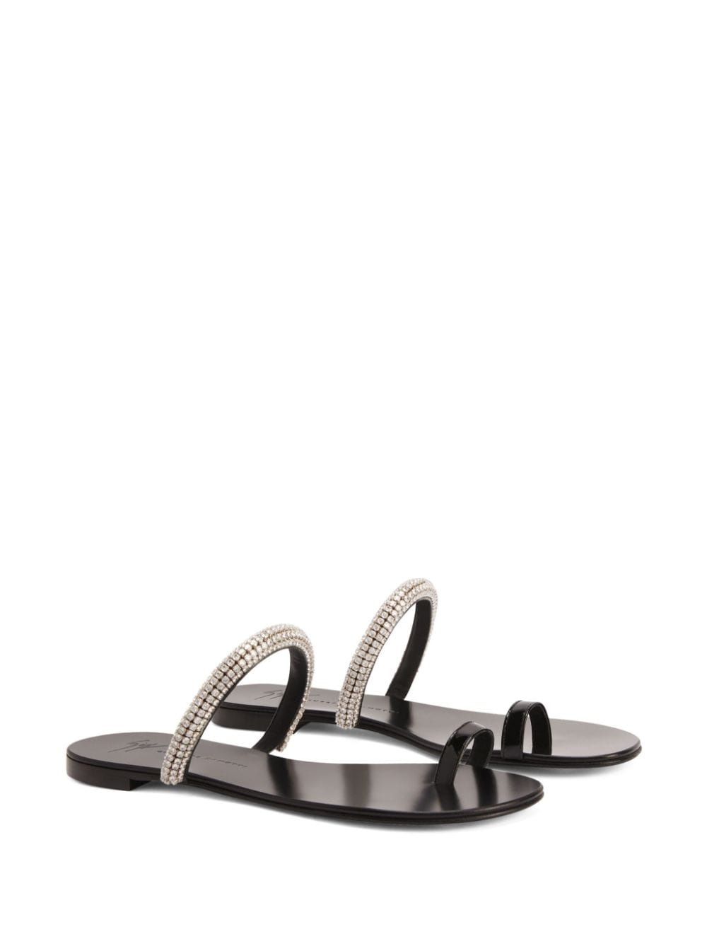 Galassia rhinestone-embellished toe-loop flat sandals - 2