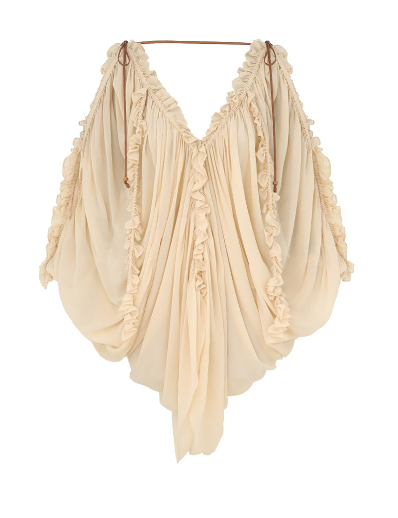 ILLUMINATE DRAPED 블라우스 1