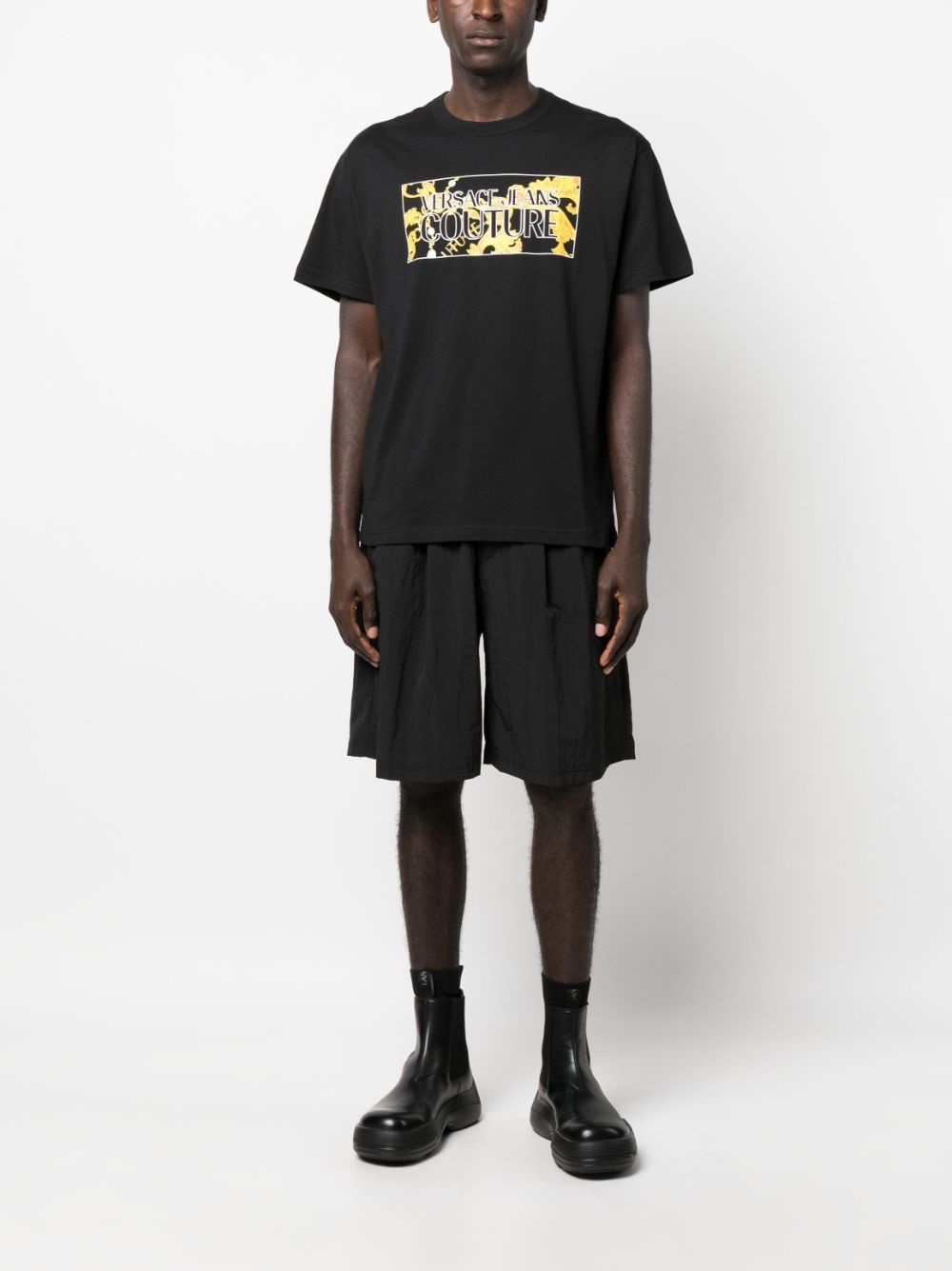logo-print cotton T-shirt - 2