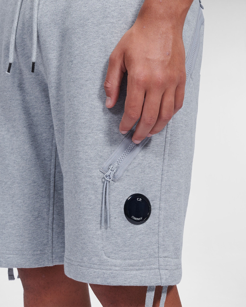 Diagonal Raised Fleece Shorts 5