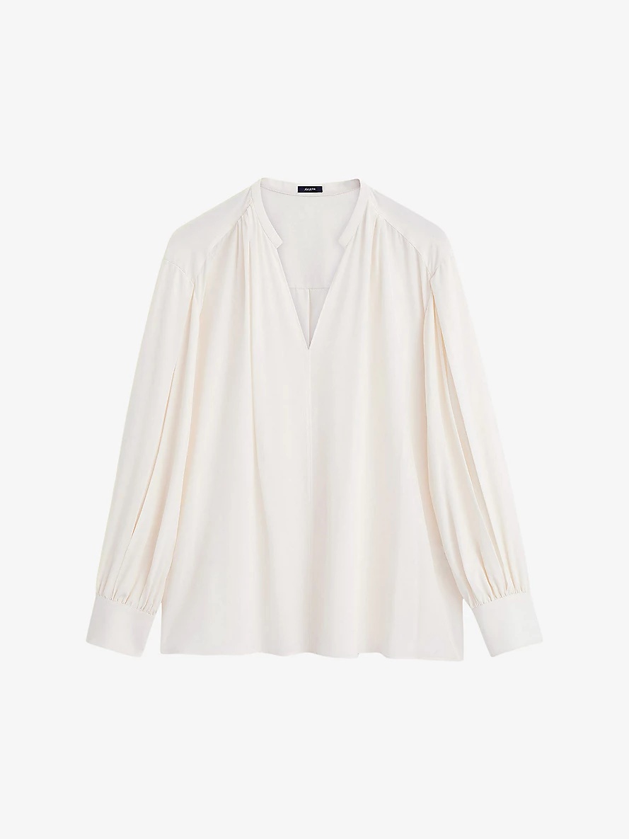 Blondel relaxed-fit silk crepe-de-chine blouse - 1