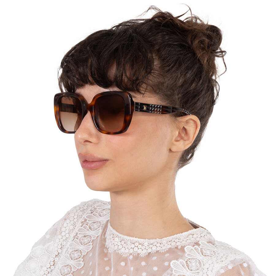 Burberry Helena Brown Gradient Square Ladies Sunglasses BE4371 331613 52 - 2
