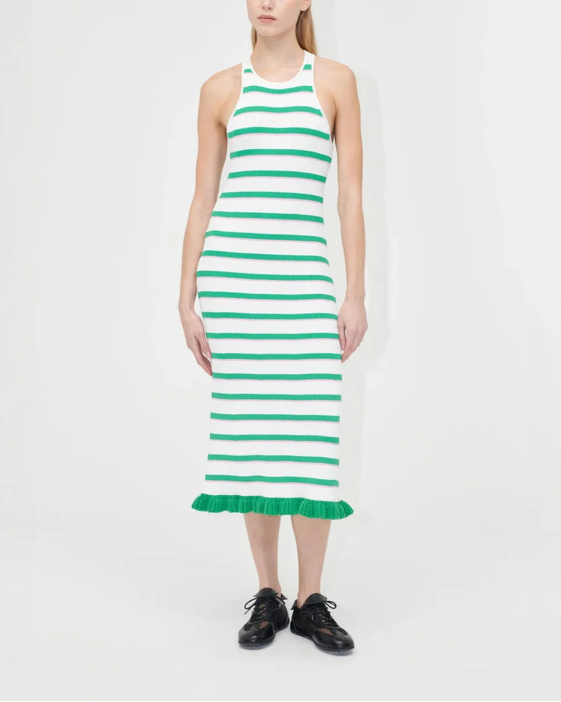 STINE GOYA RUFFLE TANK DRESS outlook