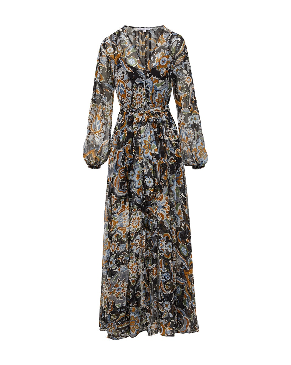 ELVITA BRUSHSTROKE MAXI DRESS - 1