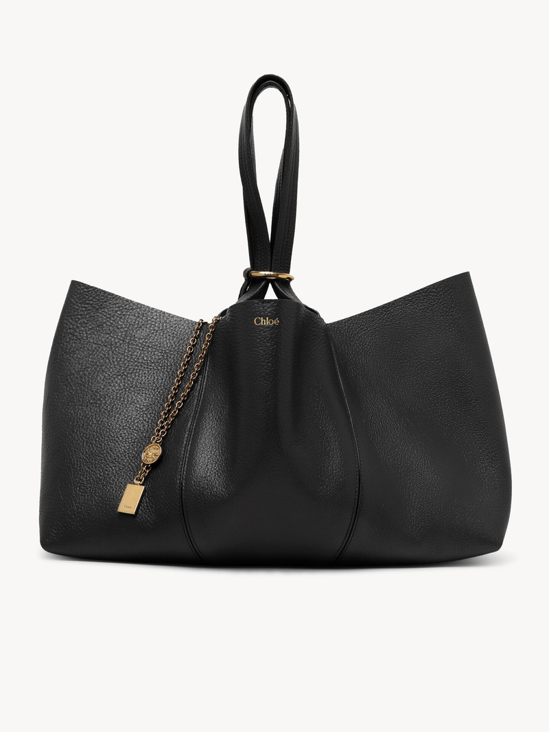 Chloé CHLOÉ SPIN EAST-WEST TOTE BAG IN GRAINED LEATHER outlook