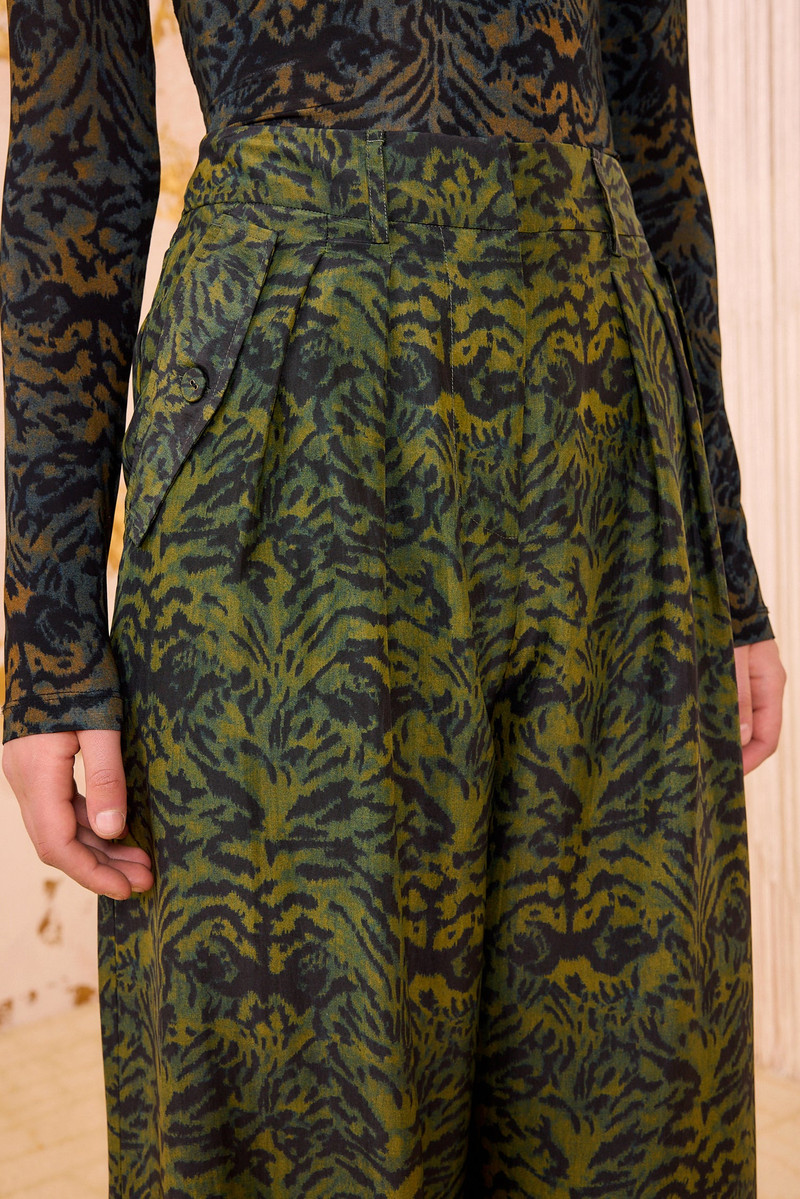 ULLA JOHNSON Charlie Silk High Waist Wide Leg Pant outlook