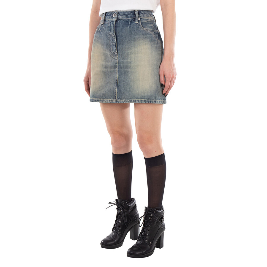 Kenzo High-Waisted Denim Skirt - 2