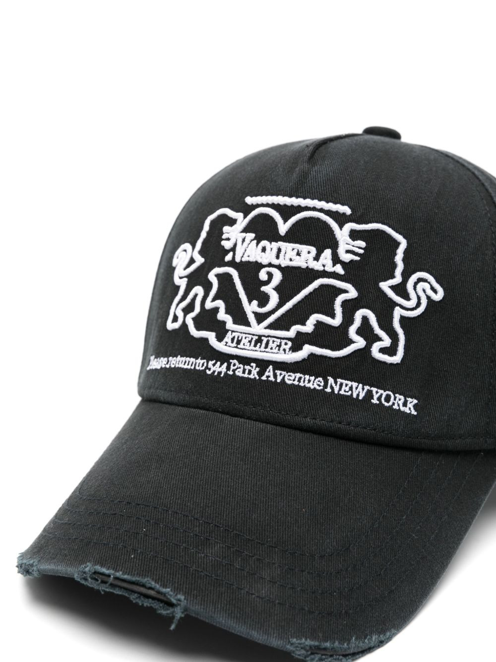 embroidered-logo cap - 2