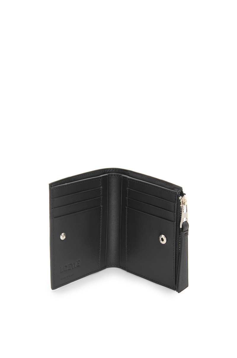 Loewe Puzzle Edge slim compact wallet in classic calfskin outlook