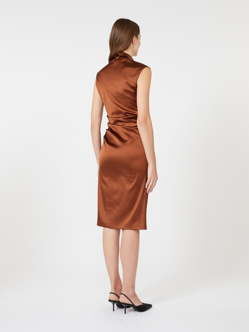 CANTICO Stretch satin midi dress 4
