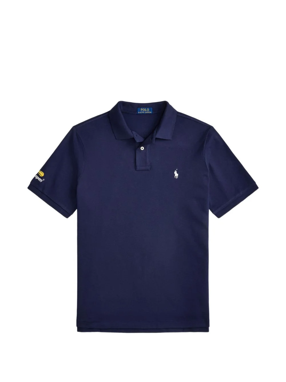 embroidered logo polo shirt - 1