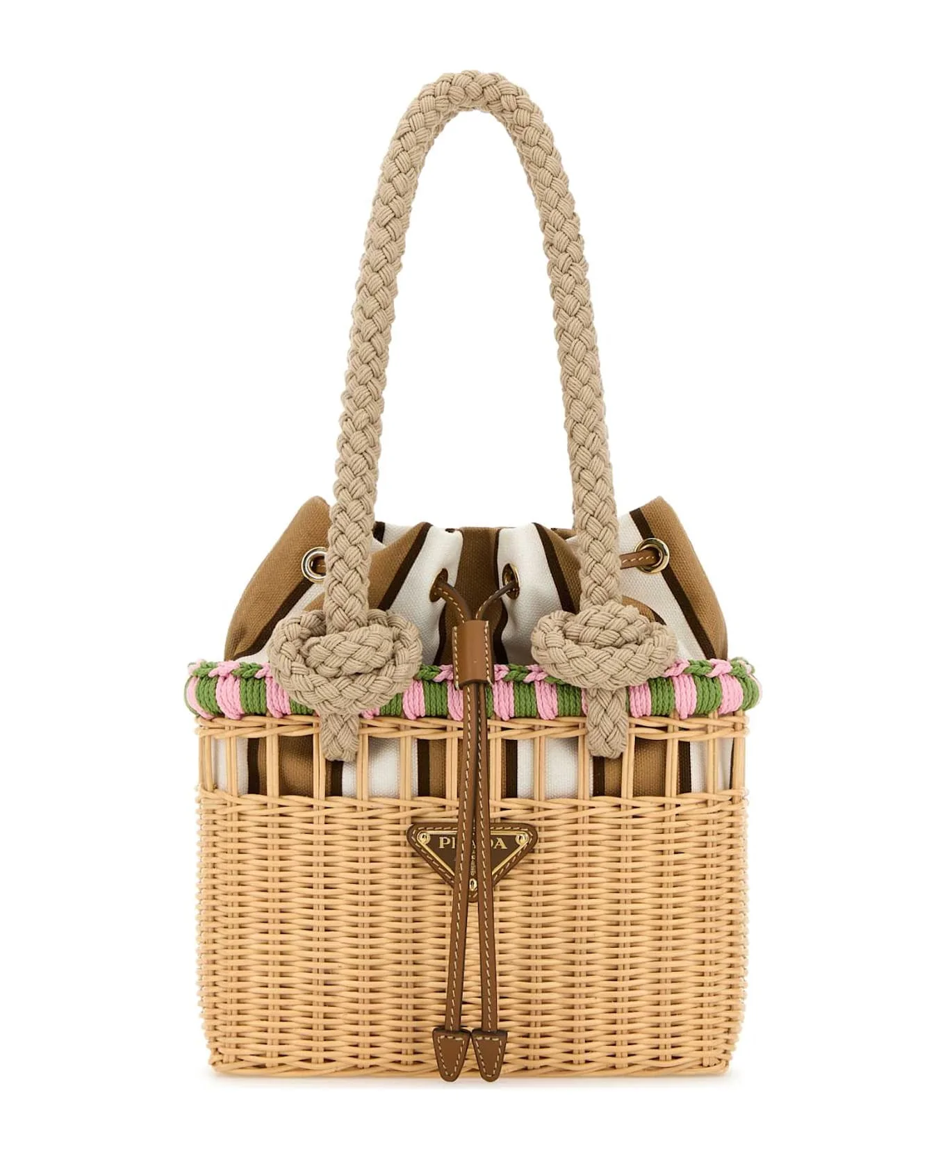 Wicker Mini Shopping Bag - 1