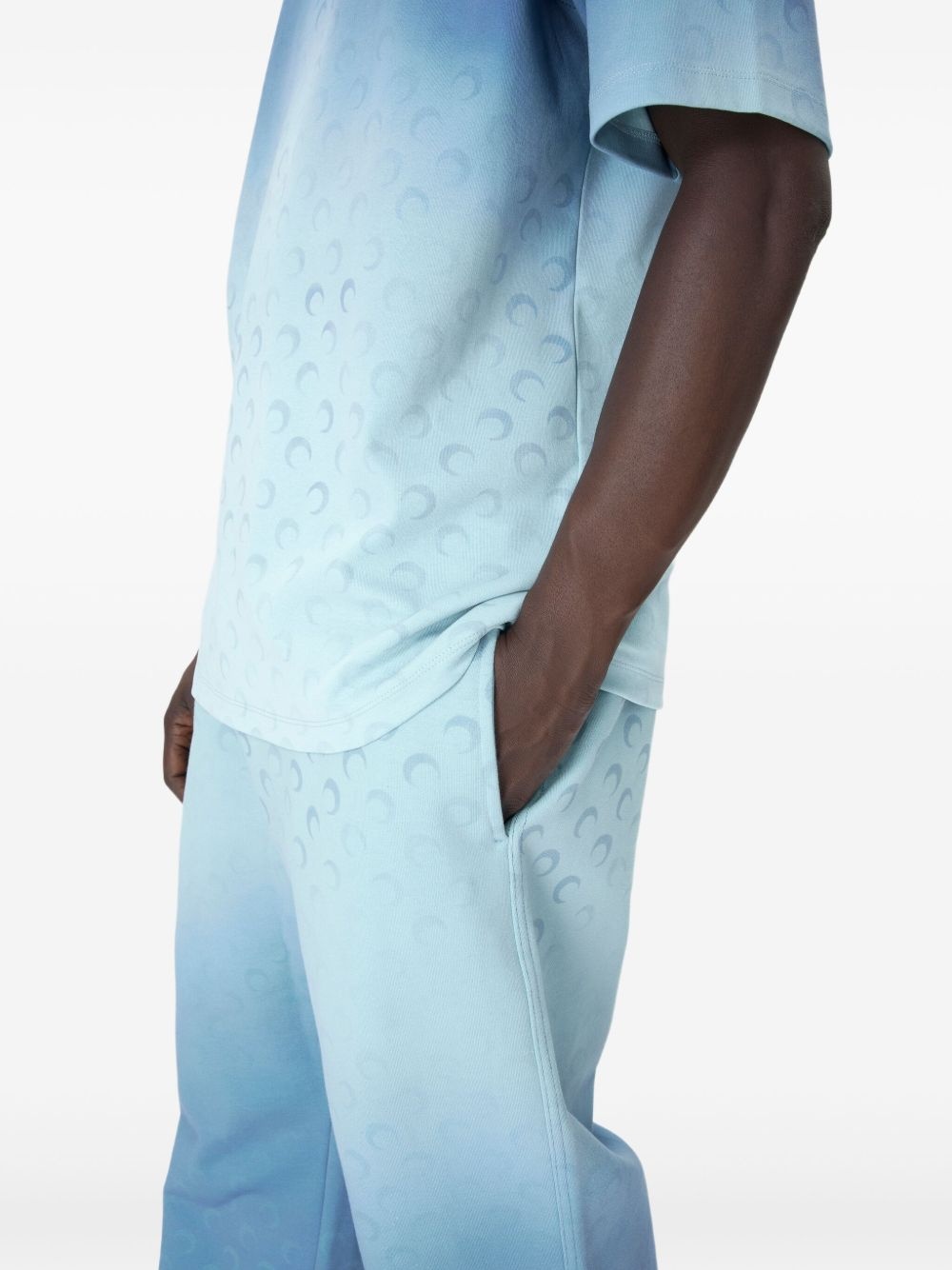 Moon-print T-shirt - 3