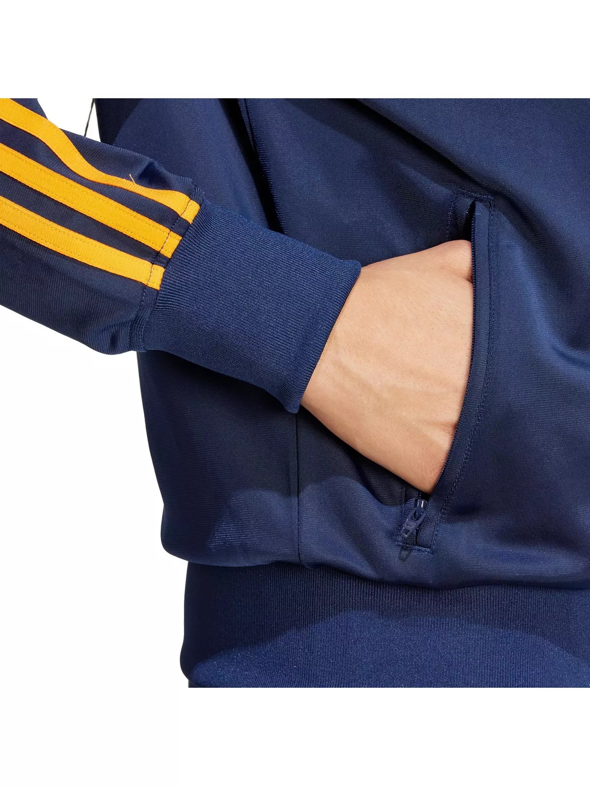 Originals Women's Adicolor Classic Firebird Loose Track Top -Navy/Orange - 4