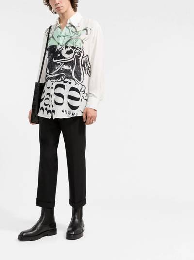 Our Legacy Above Ivy Clover abstract-print shirt outlook