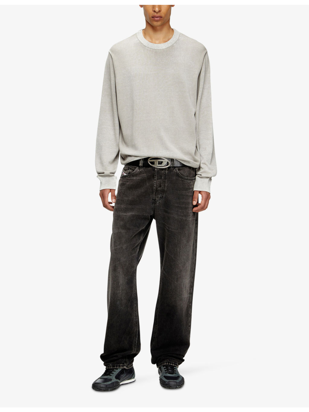 K-Larence-B Faded Cotton-Knit Jumper - 2