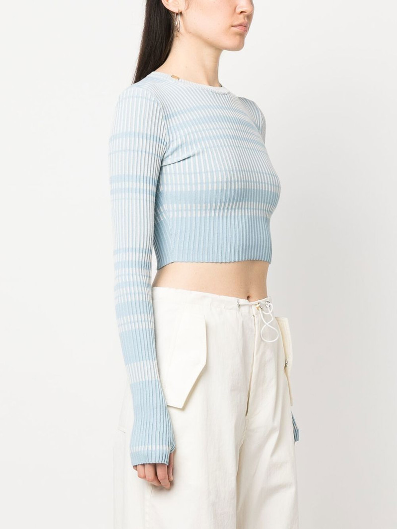 striped cropped jumper 3