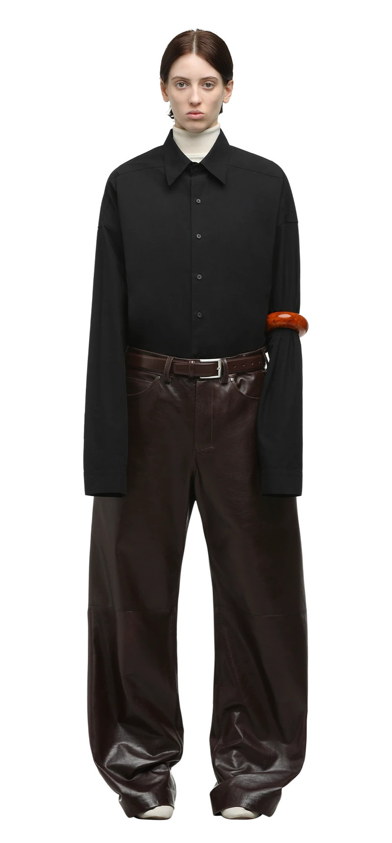 entire studios MILLER SHIRT BLACK outlook