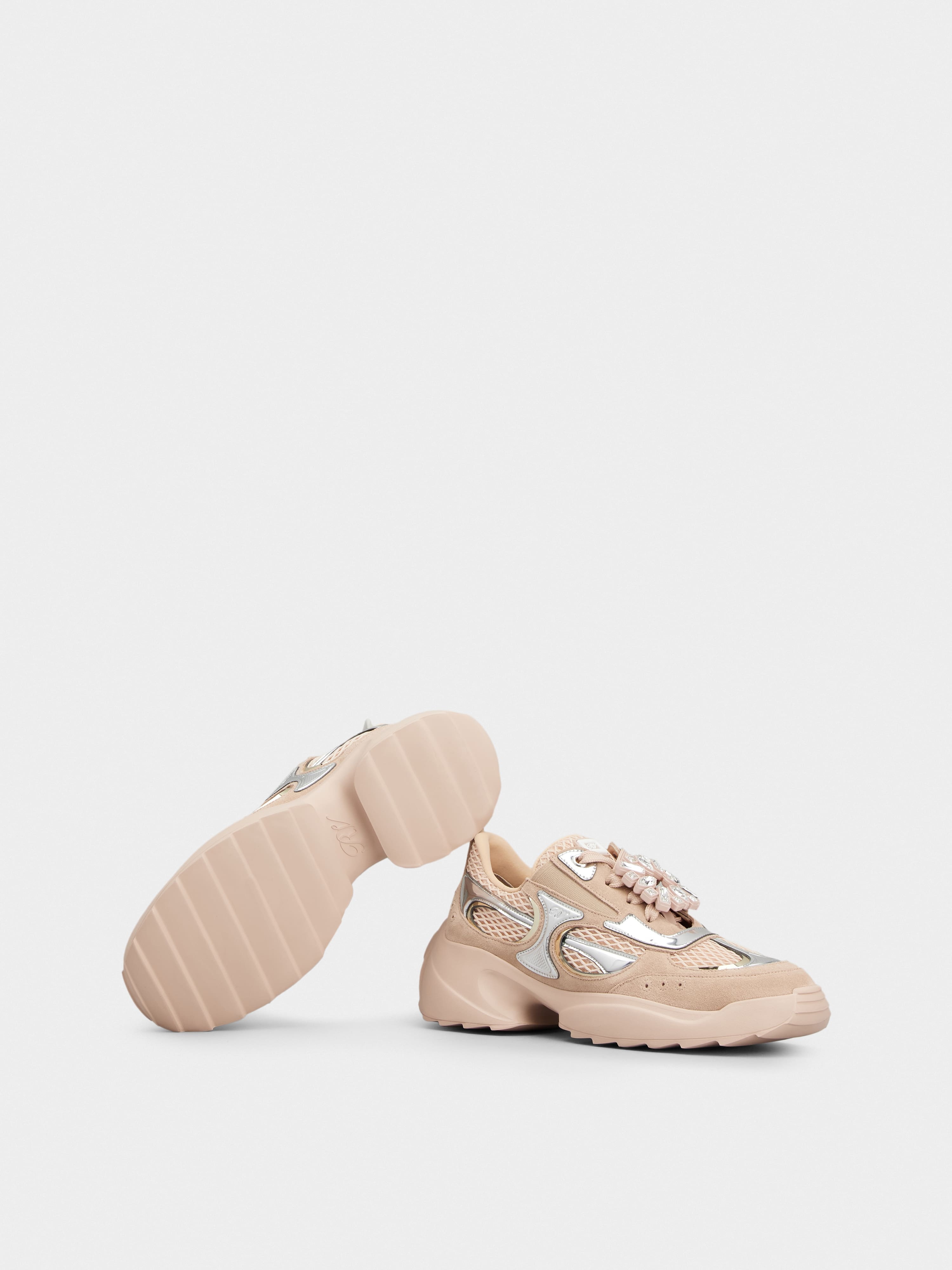 Viv' on the Run Sneakers in suede and fabric - 6