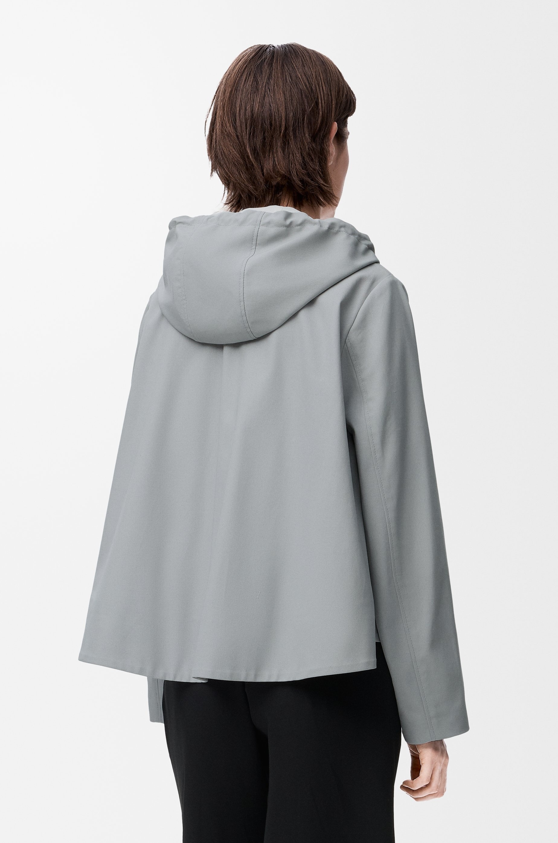 Hooded jacket in cotton - 4