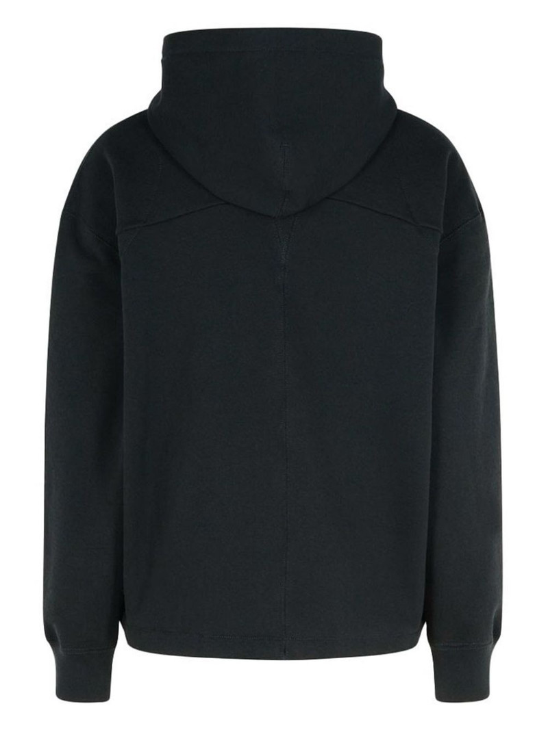 Jil Sander zipped drawstring hoodie outlook