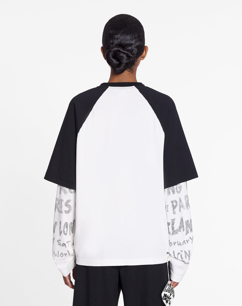 LANVIN X FUTURE LONG-SLEEVED PRINT T-SHIRT 5