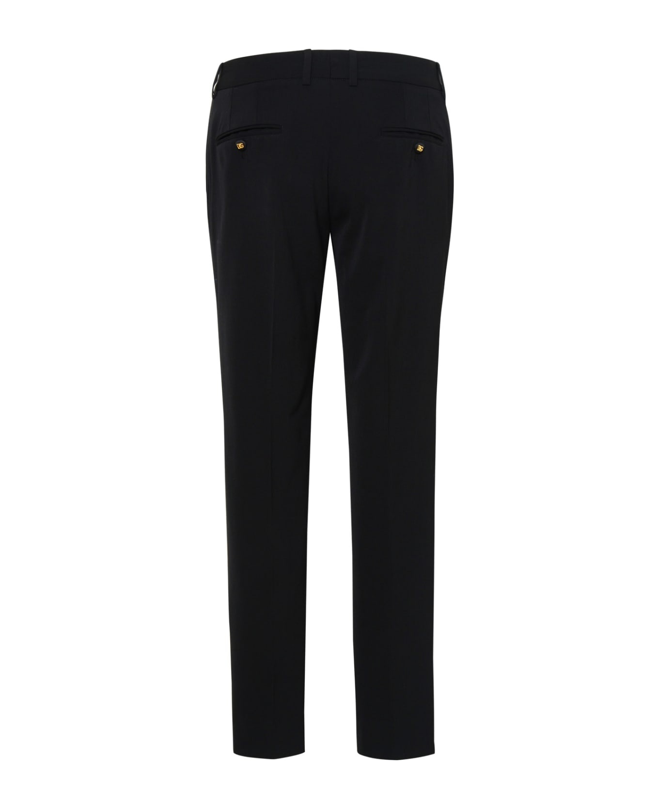 Wool Canvas Trousers - 3