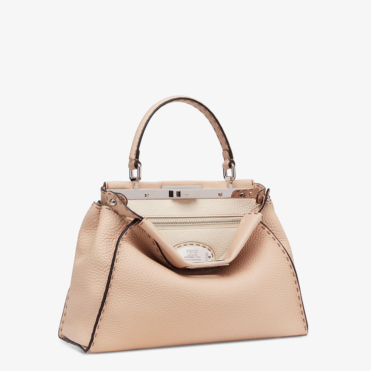 Beige leather bag - 3