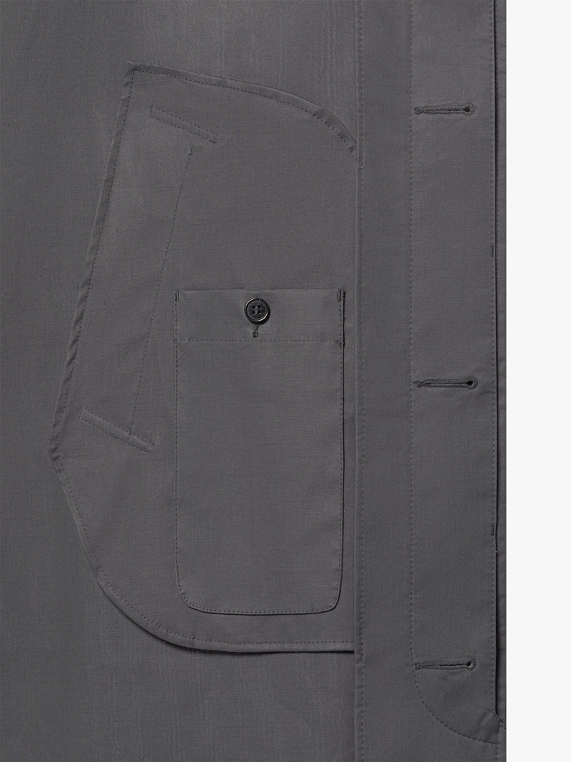 WOLFSON GREY RAINTEC HOODED COAT 6