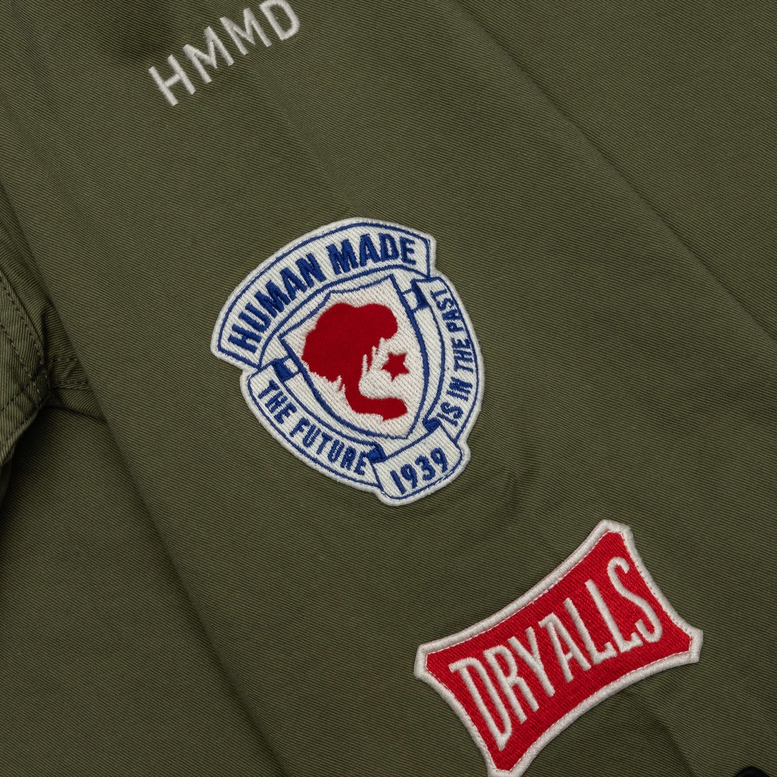 PATCHED MILITARY SHIRT - OLIVE DRAB - 4