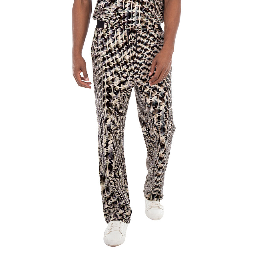 Balmain Monogram Jacquard Trousers - 3