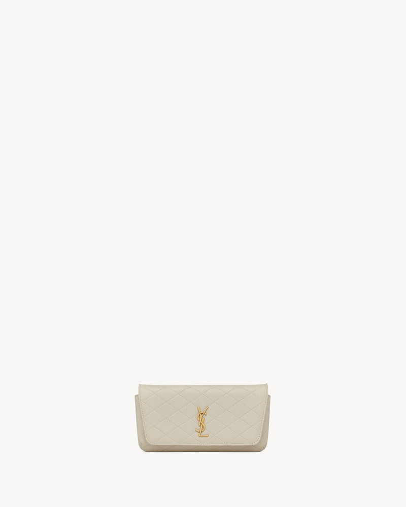 SAINT LAURENT GABY CHAIN PHONE HOLDER IN LAMBSKIN outlook