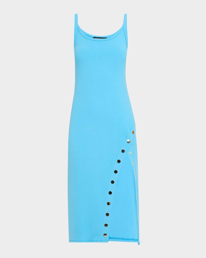 Veneta Knit Snap Midi Dress 1