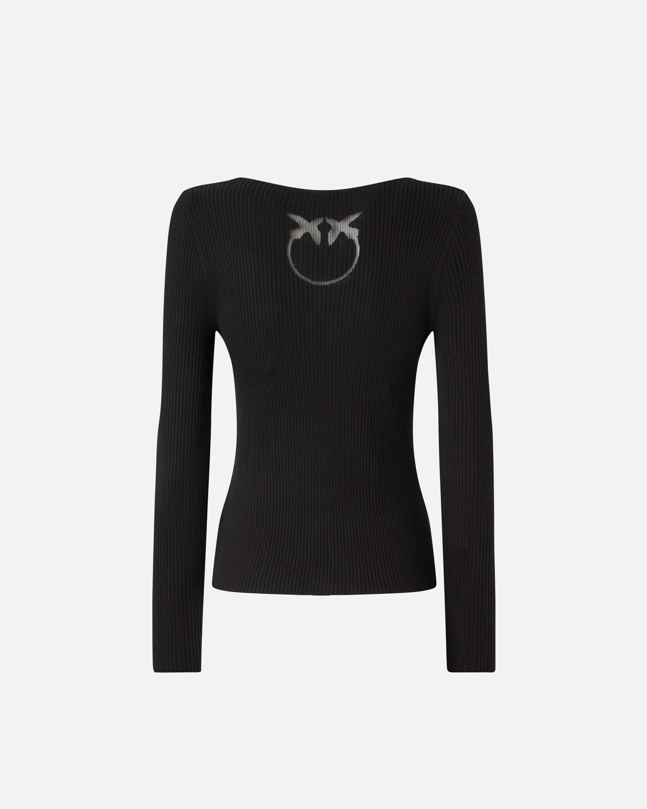 CROPPED CARDIGAN WITH BIRD LOGO ON THE BACK - 2